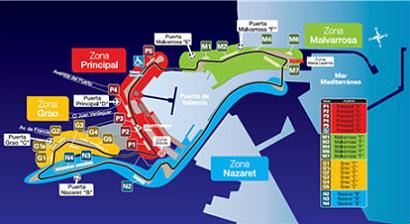Circuito Valencia Formula 1