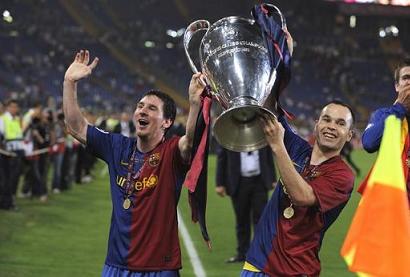 Messi Iniesta