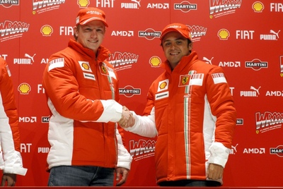 Raikkonen y Massa