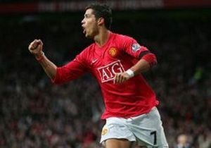 photoblog Cristiano Ronaldo celebra su gol (Manchester United 2 - Blackburn 0)